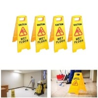 Premium Quality Caution Board ( Pack of 4 )